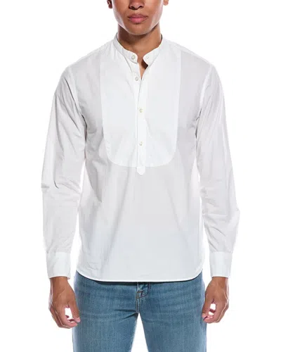 Officine Generale Edgar Poplin Shirt In White