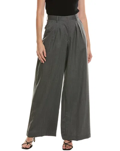 Officine Generale Elia Wool Pant In Gray