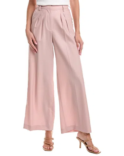 Officine Generale Elia Wool Pant In Pink