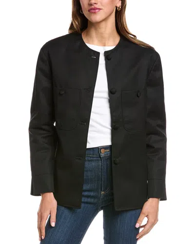 Officine Generale Elina Water-repellent Jacket In Black