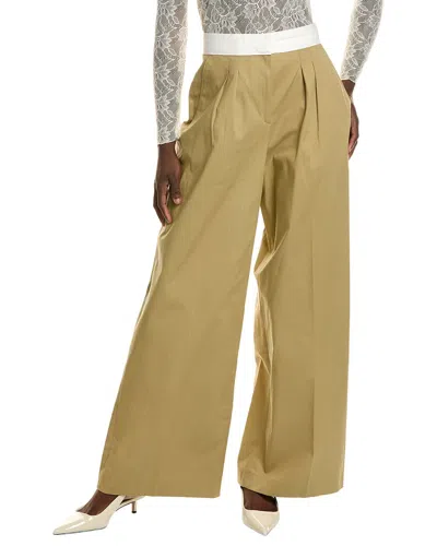 Officine Generale Ella Pant In Tan