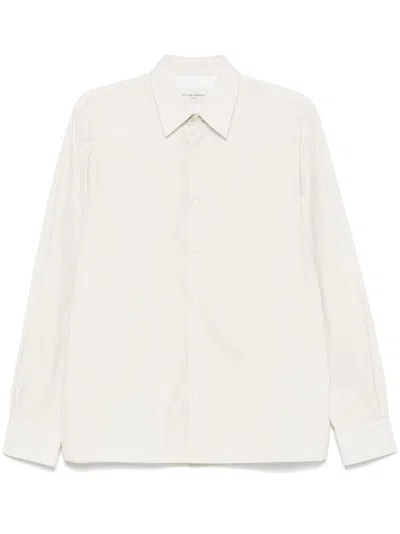 Officine Generale Gad Cotton-poplin Shirt In White