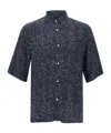 Officine Generale Night Sky Eloi Shirt In Blue