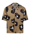 Officine Generale Short-sleeve Leopard Print Shirt