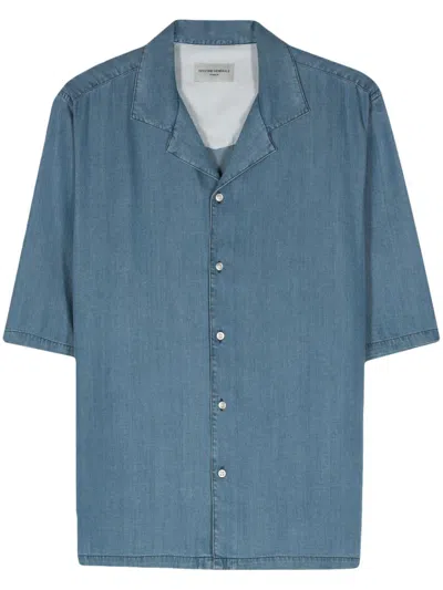 Officine Generale Hemd Aus Chambray In Blue