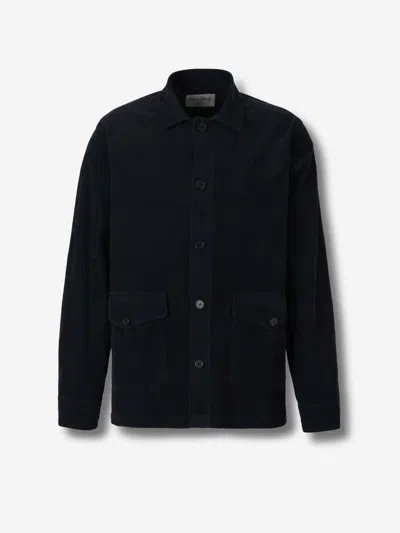 Officine Generale Officine Générale Ezel Corduroy Jacket In Black