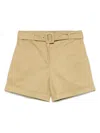 Officine Generale Twill Cotton Piedye Shorts