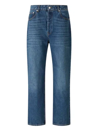 Officine Generale Five-pocket Jeans In Blue