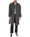 Officine Generale Foster Wool Coat In Gray