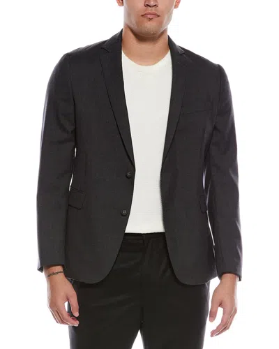 Officine Generale Jkt Fpkt Itl Fresco Wool In Black