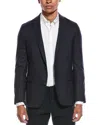 Officine Generale Fresco Wool Jacket In Blue