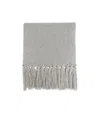 Officine Generale Fringed Wool Scarf In Gray