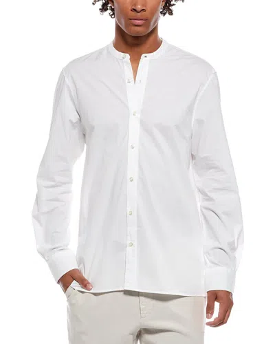 Officine Generale Gaston Poplin Shirt In White