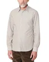 Officine Generale Giacomo Striped Button Front Shirt In Multi