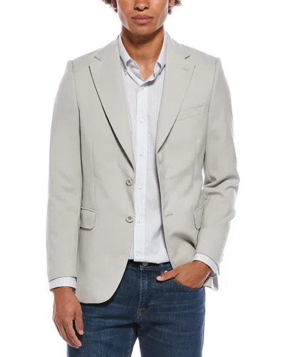 Officine Generale Giovanni Italian Wool Jacket In Gray