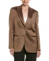 Officine Generale Giovanni Solid Jacket In Brown