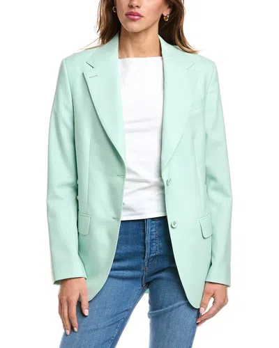 Officine Generale Giovanni Wool Blazer In Green