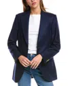 Officine Generale Giovanni Wool Jacket In Blue