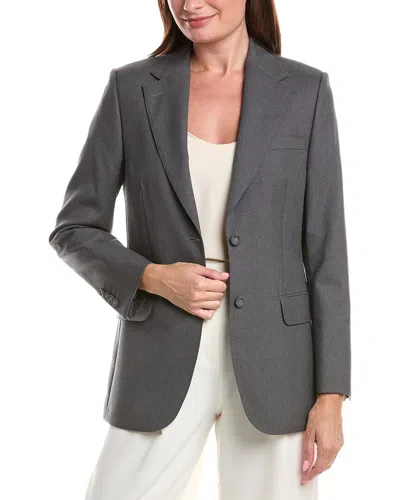 Officine Generale Giovanni Wool Jacket In Gray