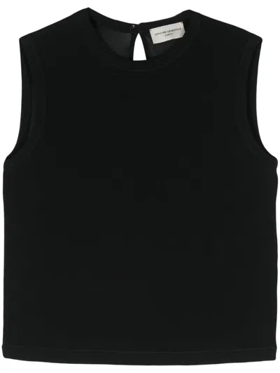 Officine Generale Grace Sleeveless Top In Black