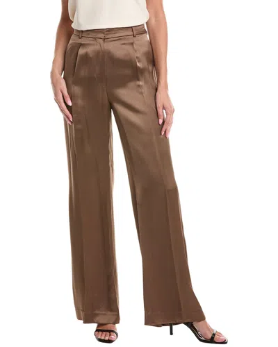 Officine Generale Gracella Fluid Pant In Brown