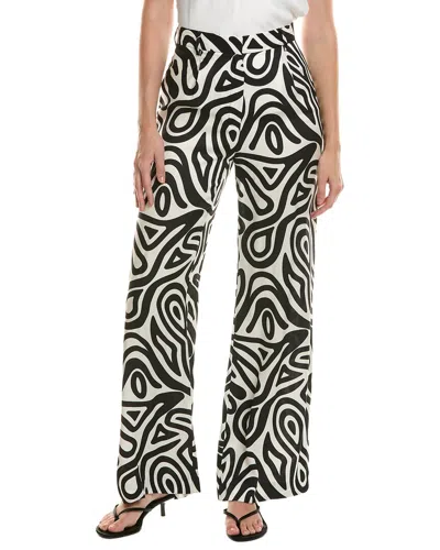 Officine Generale Gracella Printed Pant In Black