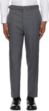 Officine Generale Gray Hoche Trousers In Mid Grey