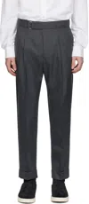 Officine Generale Gray Hugo Trousers In Mid Grey
