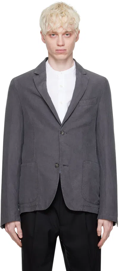Officine Generale Gray Nehemiah Blazer In Grey