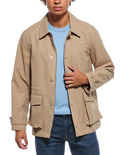 Officine Generale Guilhem Technical Jacket In Brown