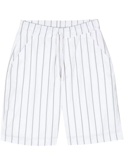 OFFICINE GENERALE OFFICINE GÉNÉRALE HANK SHT JAP CO SATIN STRIPE CLOTHING