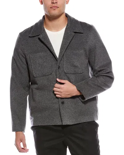 OFFICINE GENERALE HARRISON WOOL & CASHMERE-BLEND COAT