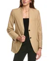 Officine Generale Heloise Jacket In Brown