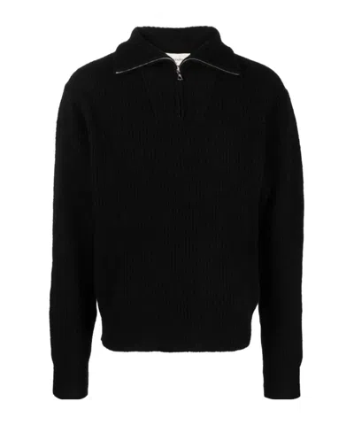 OFFICINE GENERALE HIGH-NECK RIBBED JUMPER