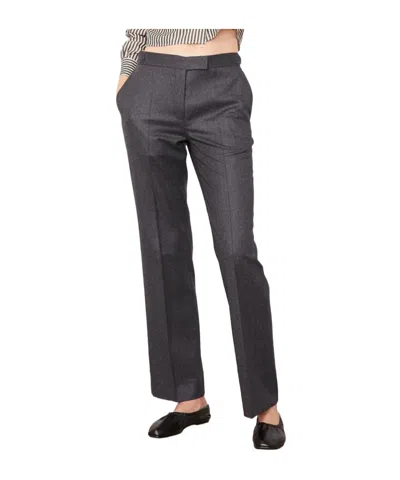 Officine Generale High-waisted Casual Pants In Blue