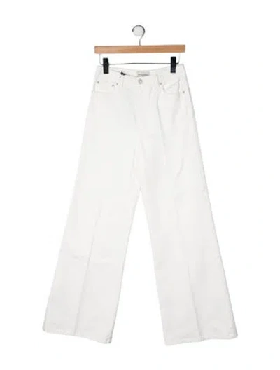 Pre-owned Officine Generale High-rise Wide Leg Jeans In Multicolor