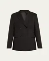 Officine Generale Hilda Italian Wool Jacket In Black
