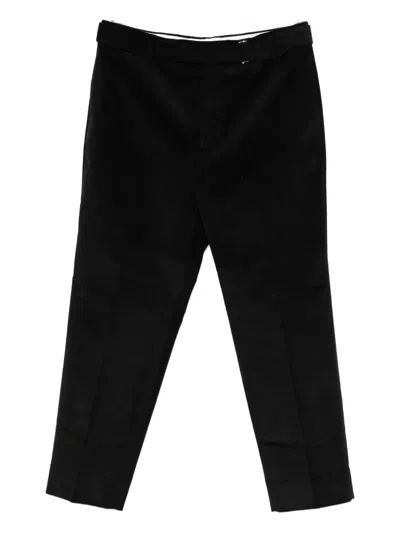 Officine Generale Hoche Tapered-hose Aus Cord In Black