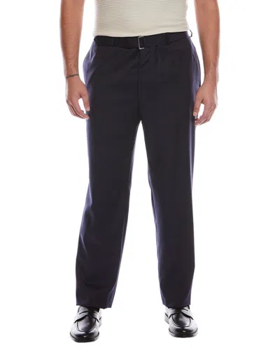 Officine Generale Hoche Wool Pant In Blue