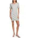 Officine Generale Hortense Shirt Dress In Gray