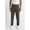 Officine Generale Khaki Hugo Trousers In Olive Night