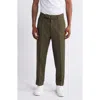 Officine Generale Khaki Hugo Trousers In Olive Night