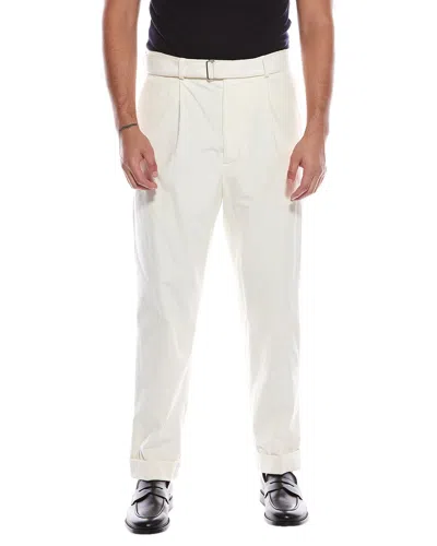 Officine Generale Hugo Garment-dyed Corduroy Pant In White