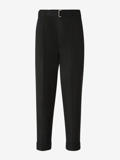 Officine Generale Officine Générale Hugo Formal Pants In Black