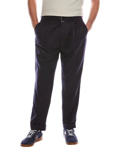 Officine Generale Hugo Wool Pant In Black