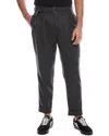 Officine Generale Pierre Wool Pant In Gray