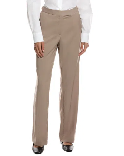 Officine Generale Ilenia Wool Pant In Brown