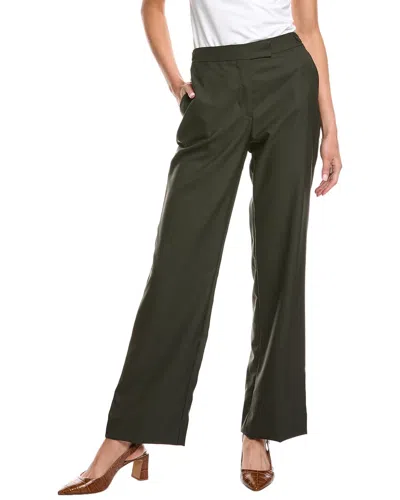Officine Generale Ilenia Wool Pant In Green