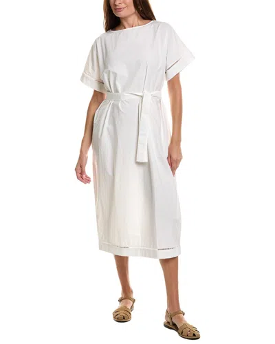 Officine Generale Isha Poplin Dress In White