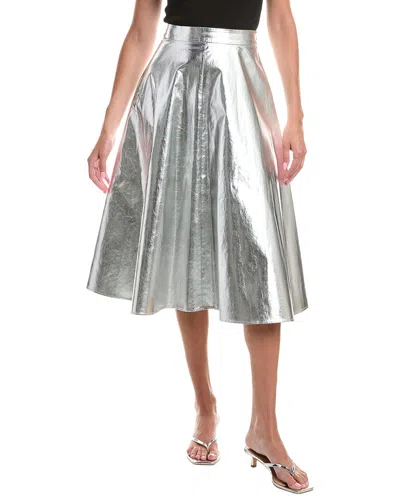 Officine Generale Jacey Skirt In Metallic